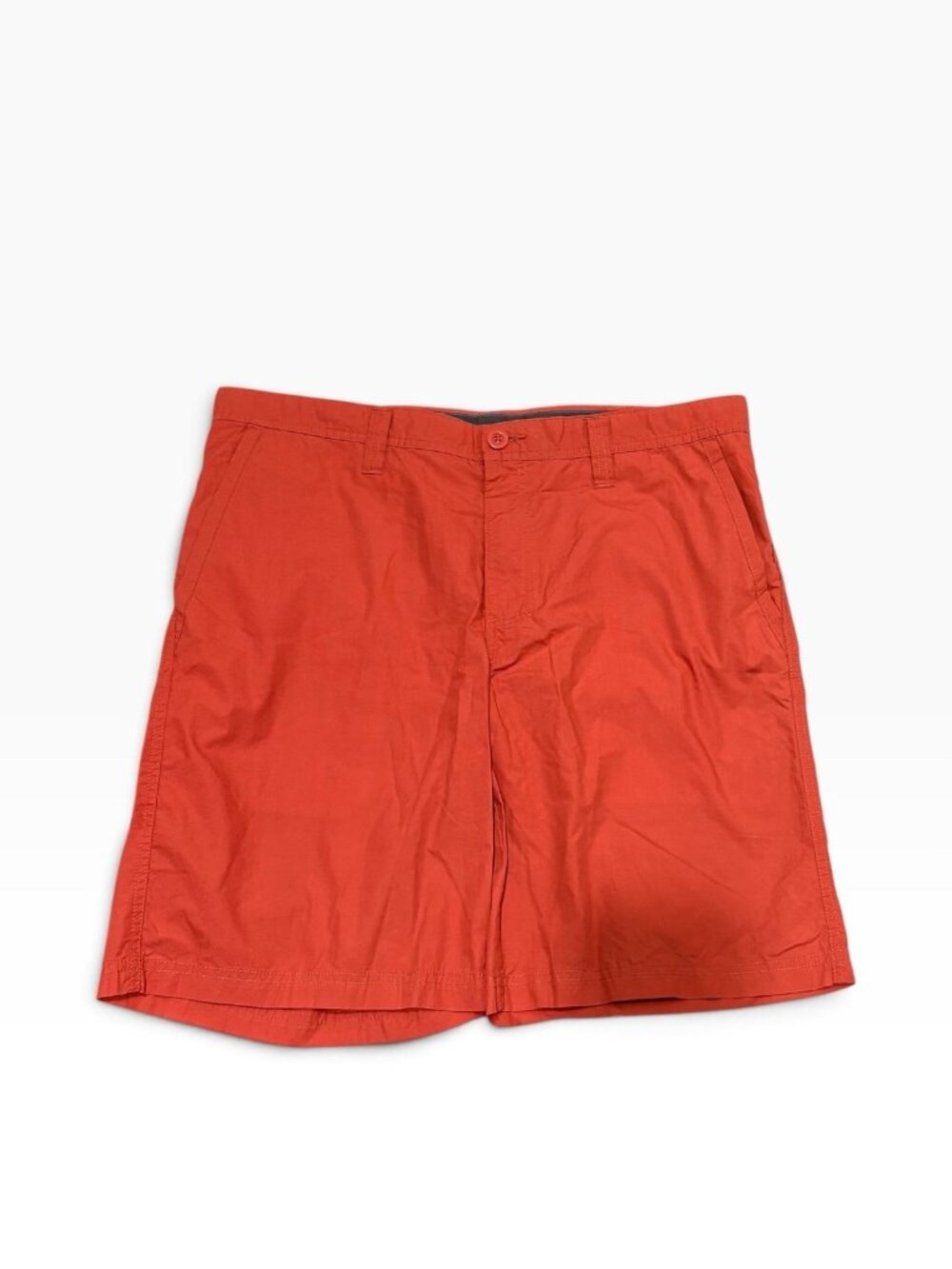 Columbia Mens Lightweight Chino Outdoor Shorts Sz 38 Coral Orange 10" Inseam